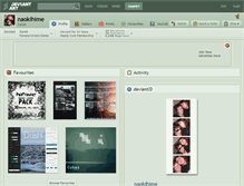 Tablet Screenshot of naokihime.deviantart.com