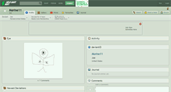 Desktop Screenshot of morine11.deviantart.com