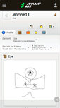 Mobile Screenshot of morine11.deviantart.com