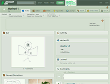 Tablet Screenshot of morine11.deviantart.com