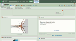 Desktop Screenshot of doorind.deviantart.com