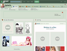 Tablet Screenshot of darkai26.deviantart.com