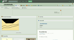 Desktop Screenshot of jennathehusky.deviantart.com