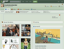 Tablet Screenshot of musicstorestandee.deviantart.com
