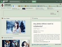 Tablet Screenshot of anthropix.deviantart.com