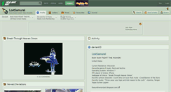 Desktop Screenshot of lostsamurai.deviantart.com