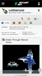 Mobile Screenshot of lostsamurai.deviantart.com
