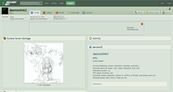 Desktop Screenshot of daemon0462.deviantart.com