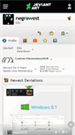 Mobile Screenshot of negrowest.deviantart.com