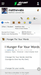 Mobile Screenshot of matthewabs.deviantart.com