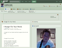 Tablet Screenshot of matthewabs.deviantart.com