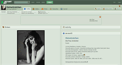 Desktop Screenshot of kleinegretchen.deviantart.com