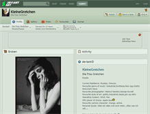 Tablet Screenshot of kleinegretchen.deviantart.com