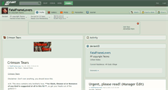 Desktop Screenshot of fatalframelovers.deviantart.com