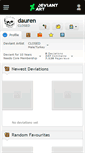 Mobile Screenshot of dauren.deviantart.com