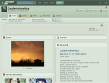 Tablet Screenshot of candlewickmelissa.deviantart.com