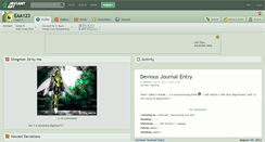 Desktop Screenshot of eaa123.deviantart.com