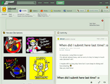 Tablet Screenshot of ddxnet.deviantart.com