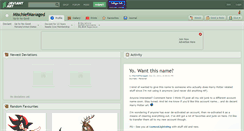 Desktop Screenshot of mischiefmanaged.deviantart.com