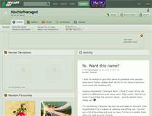 Tablet Screenshot of mischiefmanaged.deviantart.com
