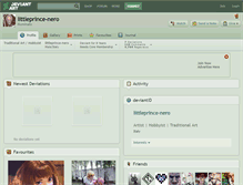Tablet Screenshot of littleprince-nero.deviantart.com