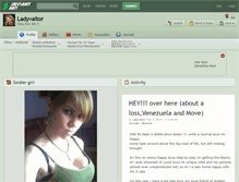 Tablet Screenshot of ladyvaltor.deviantart.com