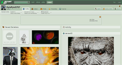 Desktop Screenshot of hyropyro5707.deviantart.com