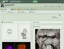 Tablet Screenshot of hyropyro5707.deviantart.com