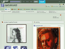 Tablet Screenshot of angelinabenedetti.deviantart.com