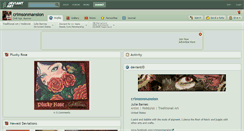 Desktop Screenshot of crimsonmansion.deviantart.com