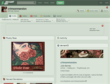 Tablet Screenshot of crimsonmansion.deviantart.com