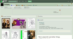 Desktop Screenshot of firegypsy.deviantart.com