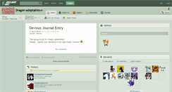 Desktop Screenshot of dragon-adoptables.deviantart.com