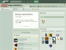 Tablet Screenshot of dragon-adoptables.deviantart.com