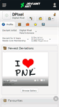 Mobile Screenshot of dpixel.deviantart.com