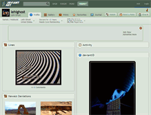 Tablet Screenshot of lehighost.deviantart.com