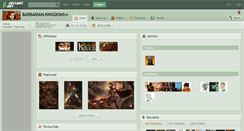 Desktop Screenshot of barbarian-kingdoms.deviantart.com