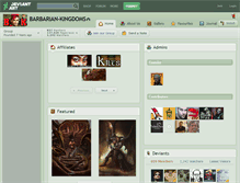 Tablet Screenshot of barbarian-kingdoms.deviantart.com
