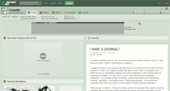 Desktop Screenshot of crocelle.deviantart.com