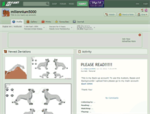 Tablet Screenshot of millennium5000.deviantart.com