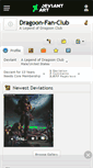 Mobile Screenshot of dragoon-fan-club.deviantart.com