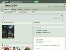 Tablet Screenshot of dragoon-fan-club.deviantart.com