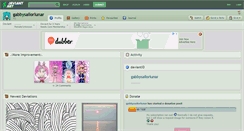 Desktop Screenshot of gabbysailorlunar.deviantart.com