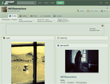 Tablet Screenshot of hnyforeverlove.deviantart.com