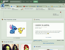 Tablet Screenshot of ompm.deviantart.com