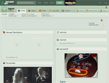 Tablet Screenshot of logrer.deviantart.com