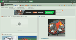 Desktop Screenshot of forceswerwolf.deviantart.com