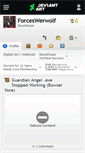 Mobile Screenshot of forceswerwolf.deviantart.com