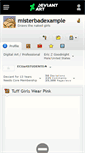 Mobile Screenshot of misterbadexample.deviantart.com