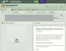 Tablet Screenshot of misterbadexample.deviantart.com